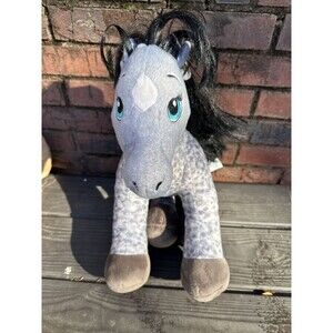 Build-A-Bear Horses & Hearts Riding Club 18"Grey Spotted Appaloosa Stuffed Plush